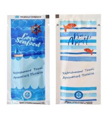 Preprinted Design wet wipes summer